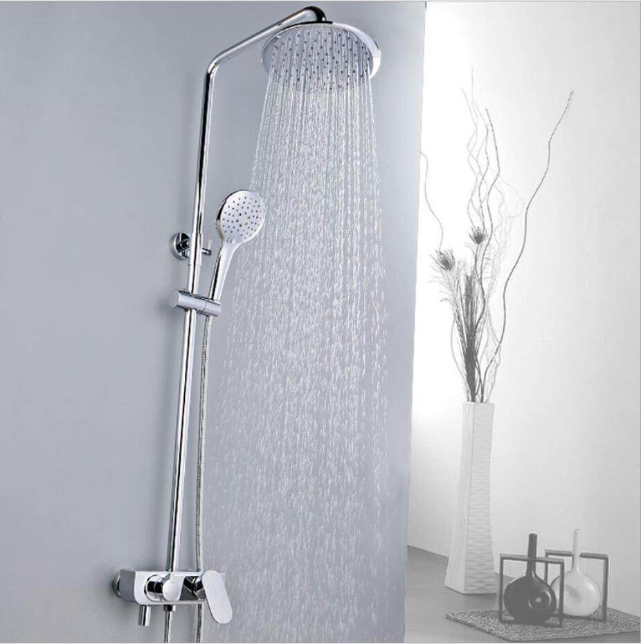 圆形花洒组合水龙头喷水顶喷手高端家庭别墅淋浴普通花洒套装