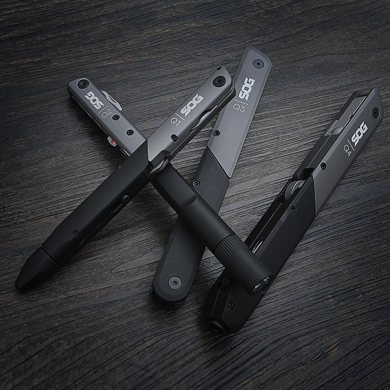 sog索格刀折叠Q1/Q2/Q3/Q4户外多功能 edc钳子螺丝刀便携露营工具