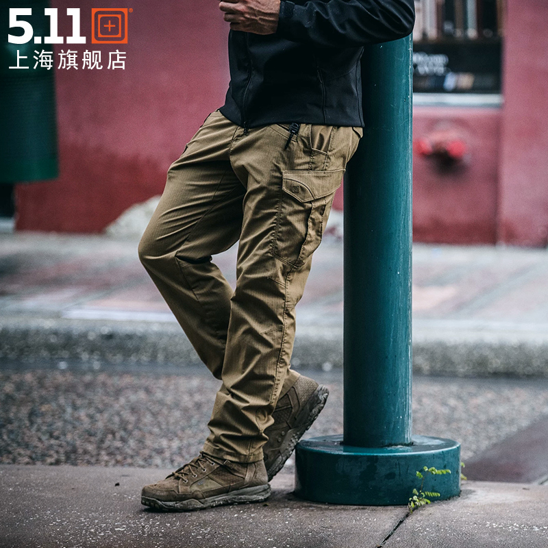 美国5.11艾康icon战术裤511弹力修身长裤74521格子布工装裤休闲裤
