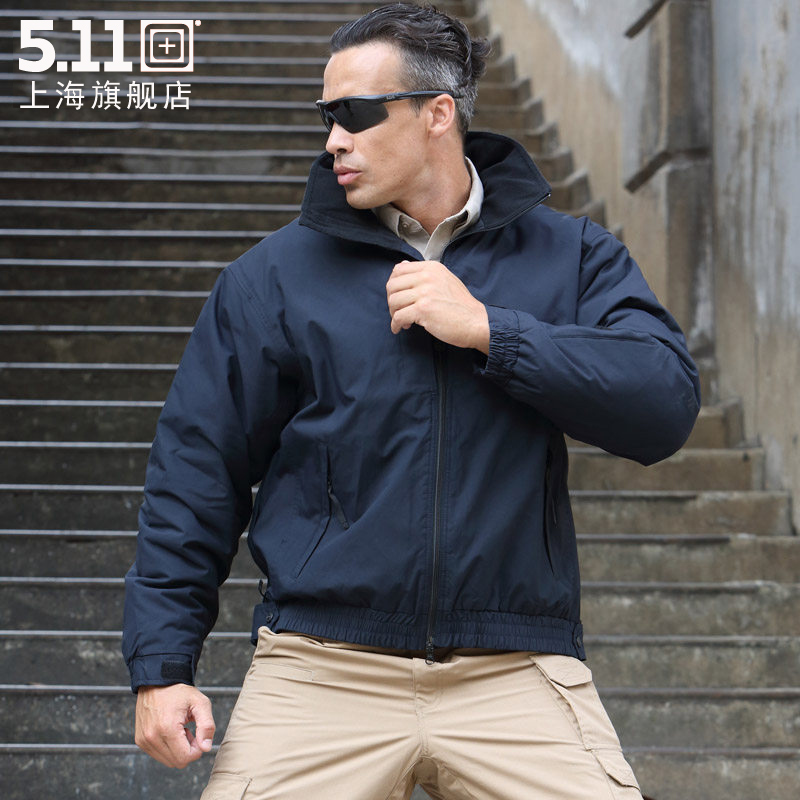 美国5.11户外休闲抓绒衣48026男装休闲夹克秋冬季保暖 511外套