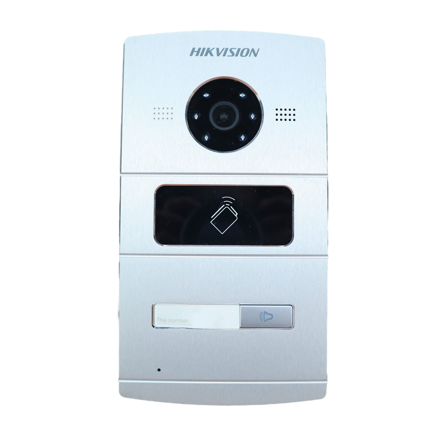 海康威视1a可视对讲别墅门口机支持ic手机app开锁楼宇对讲设备