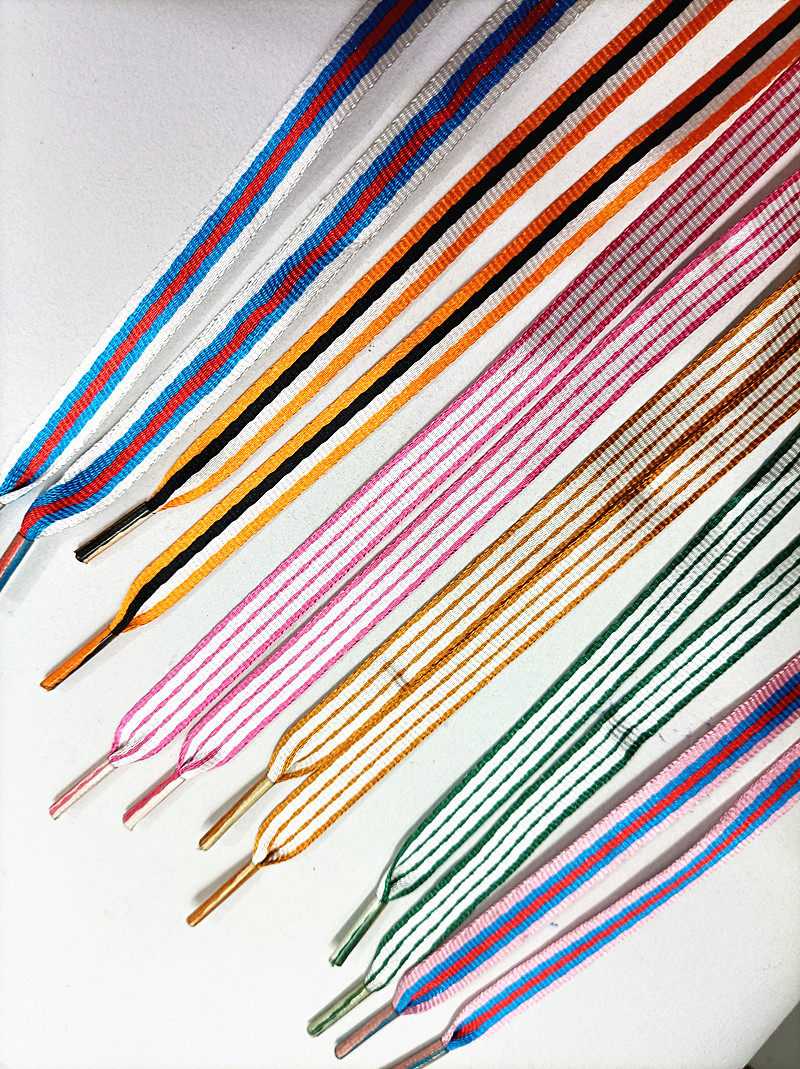 鞋带甩货丝光彩条绳子配件运动鞋板鞋配饰时尚绳子