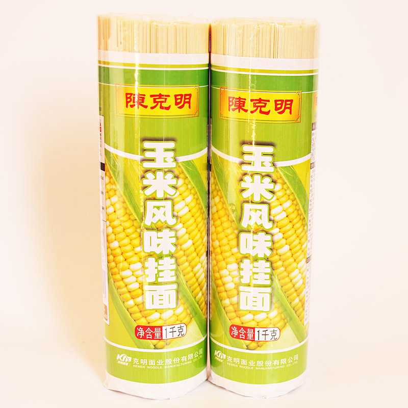 挂面面条陈克明玉米风味汤面拌面炒面待煮素面面条