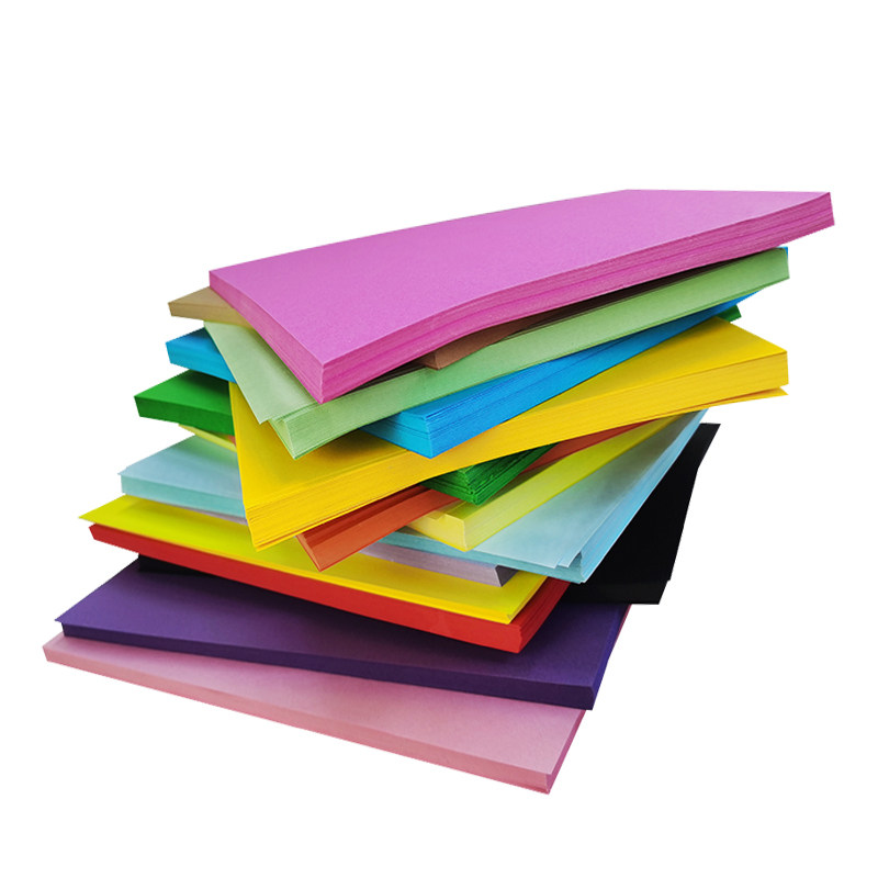 彩色a4打印纸复印办公文件80g手工折纸广告打印纸