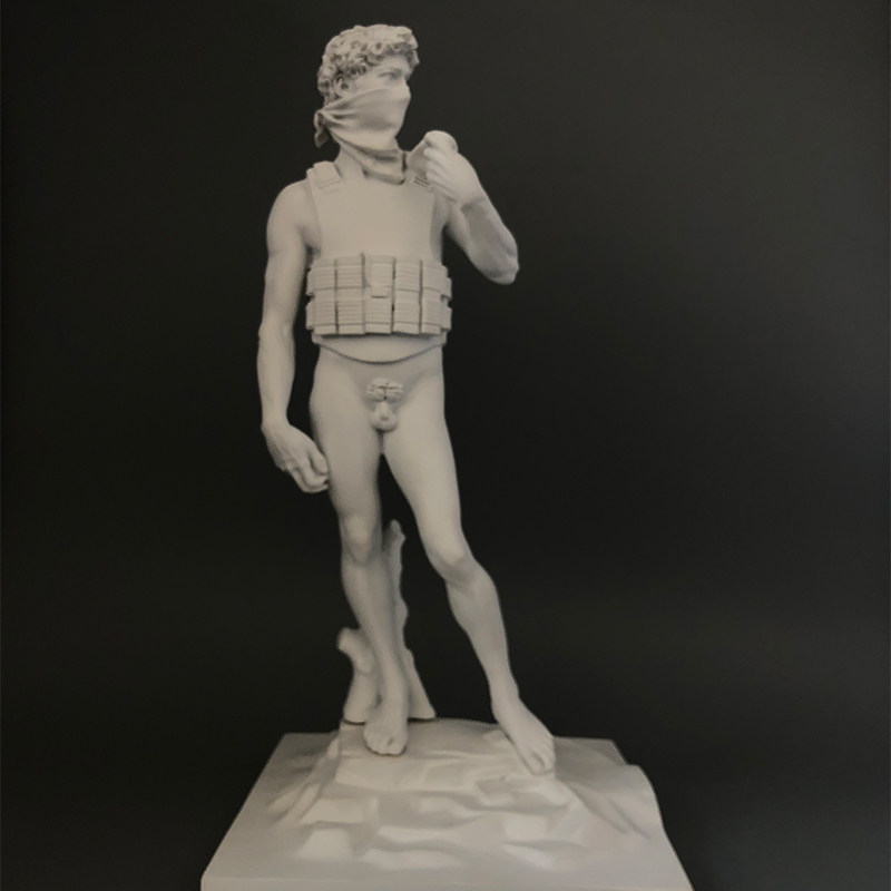 banksy班克斯大卫班克david工业人像雕塑摆件家居摆件