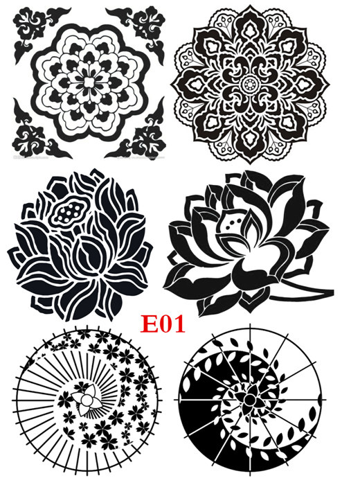 套装雕刻橡皮素材图纸各种全套选项单用勿单点橡皮