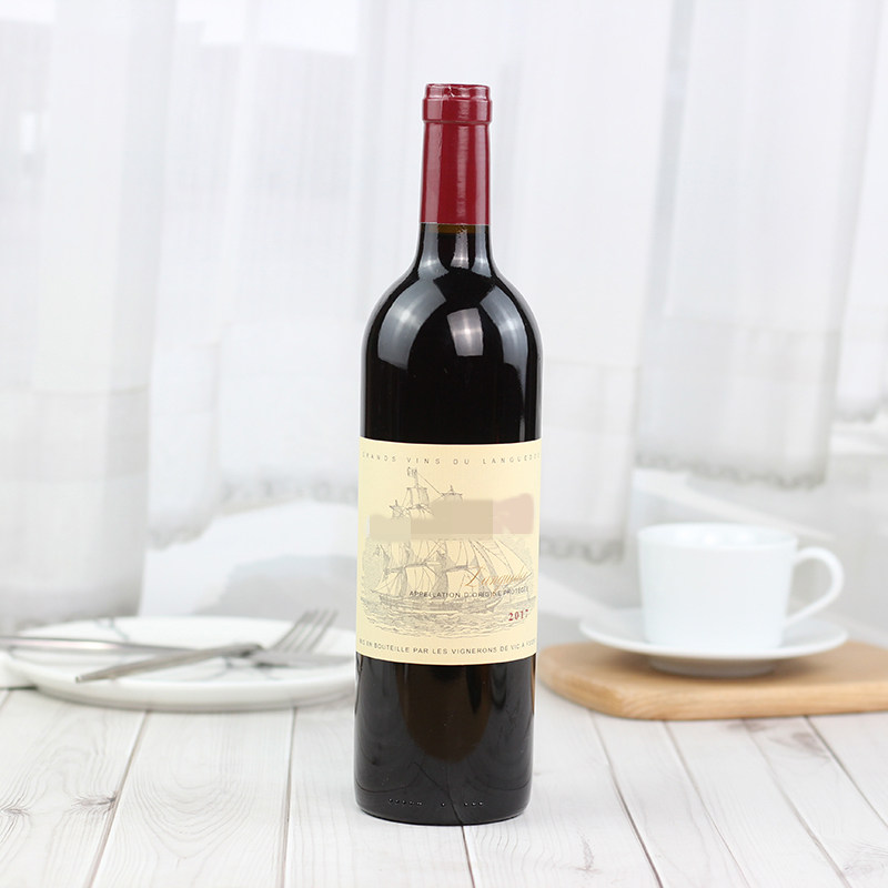 法国朗格多克aop干红750ml14%vol品牌红酒捡漏干红静态葡萄酒