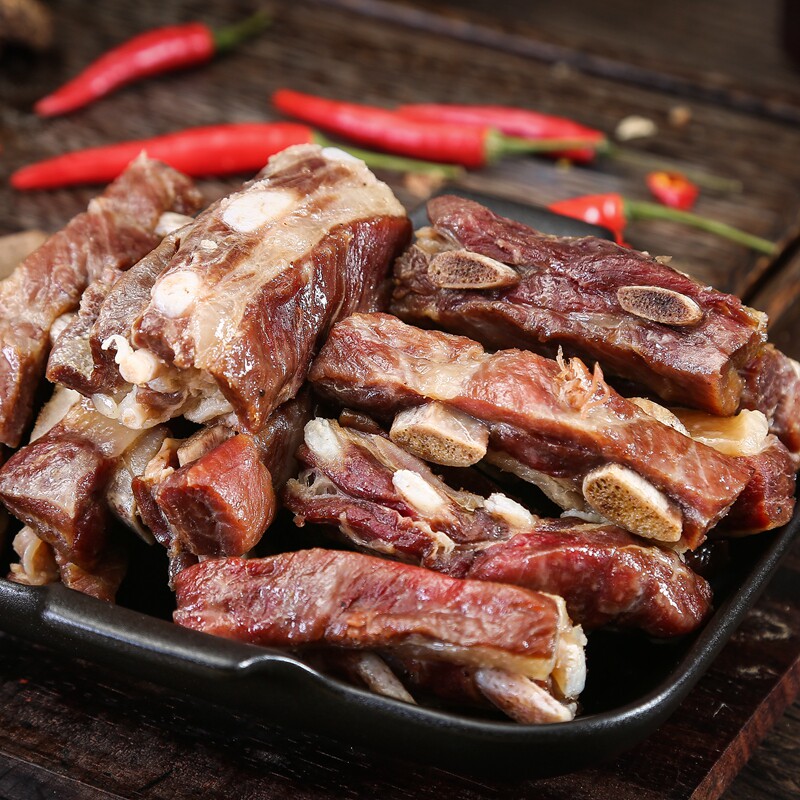 口口口香排骨脆骨小排肉肋排四川腊肉柴火烟熏腌肉