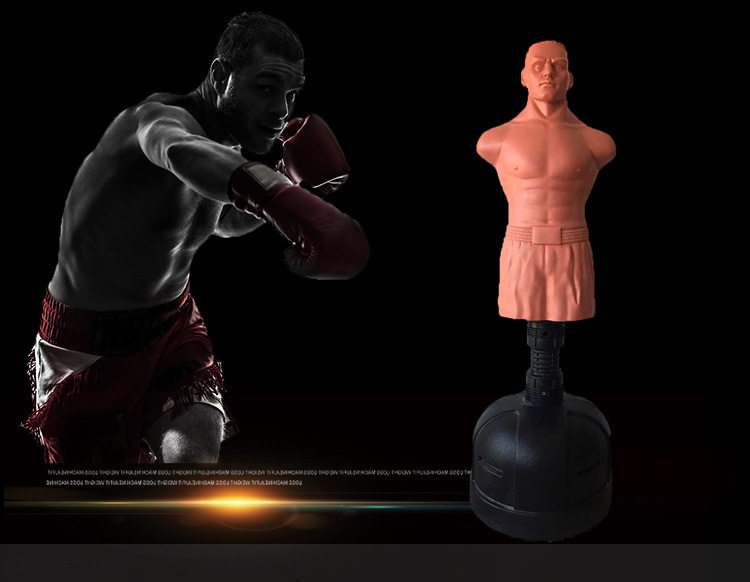 毒液拳击硅胶人形靶假人靶跆拳道训练脚靶 立式人形沙袋不倒翁