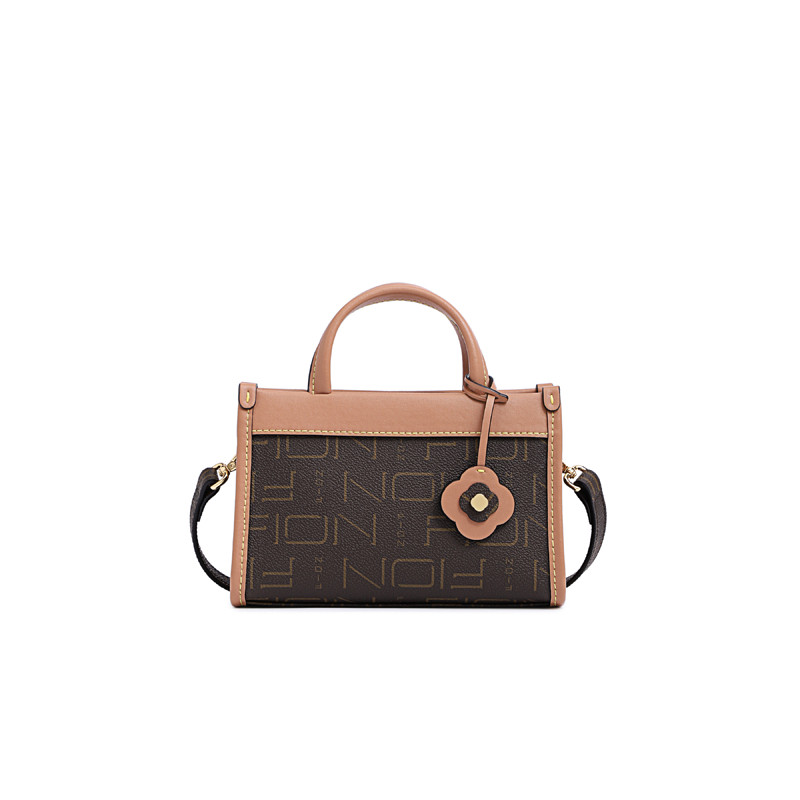 fion/菲安妮老花小方包2023新款高级感