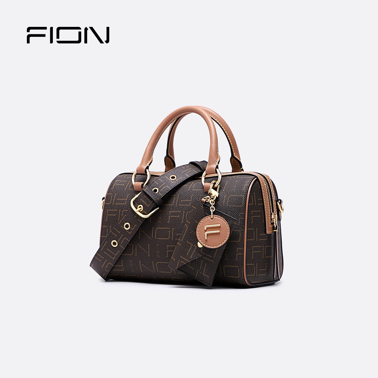 fion菲安妮旗舰店大容量波士顿包