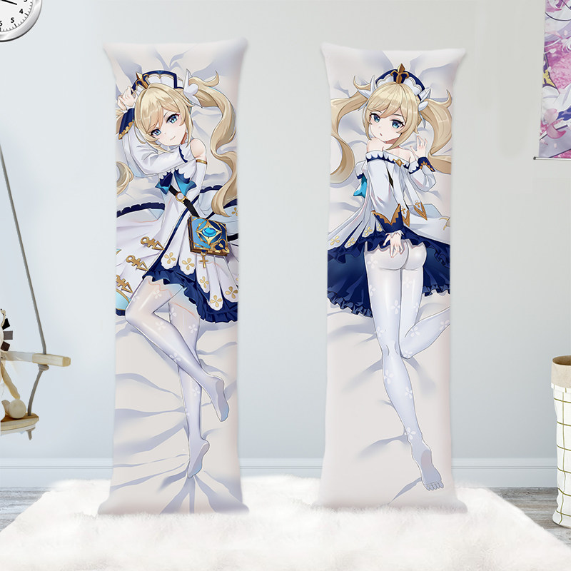 原神抱枕凝光芭芭芭芭拉拉菲谢尔定制diy动漫周边动漫毛绒