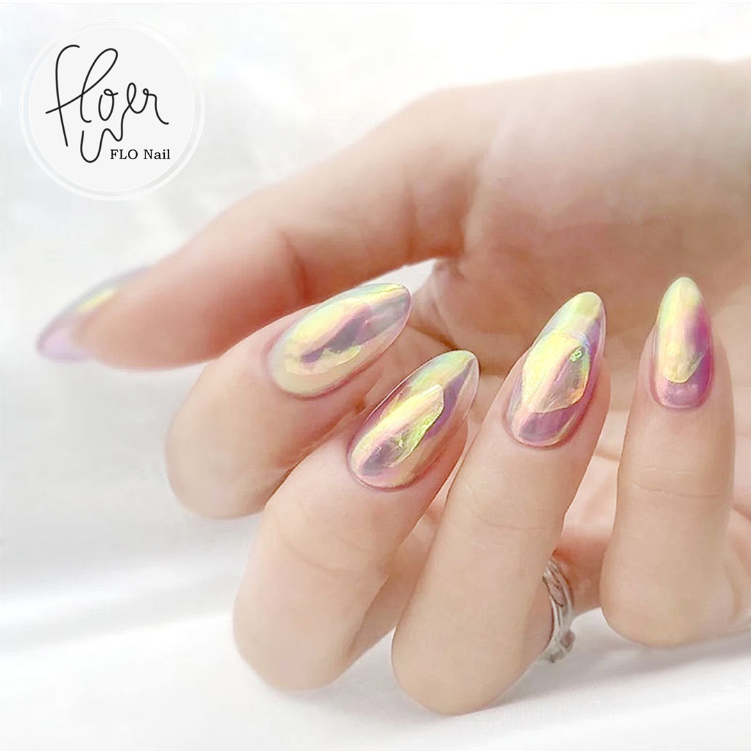 春夏热门网红冰块ins极光幻彩玻璃纸美甲饰品美甲工具