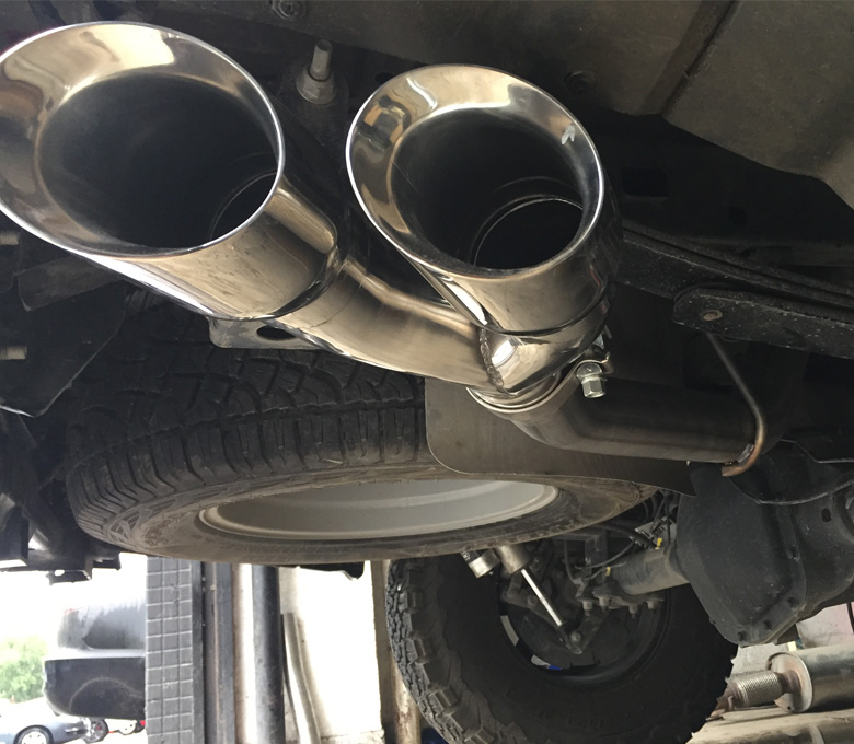 福特f150猛禽改装美国corsa中尾段排气管阀门排气排气管