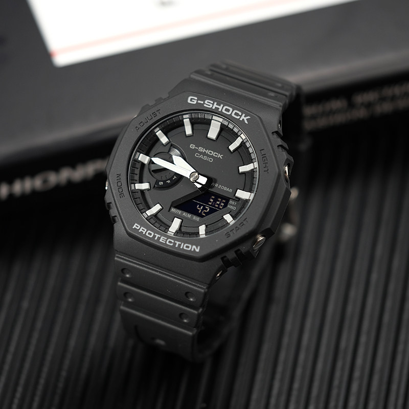 卡西欧农家橡树g-shock八角形碳纤维手表ga-2100-1a1-4a-su-1a日韩