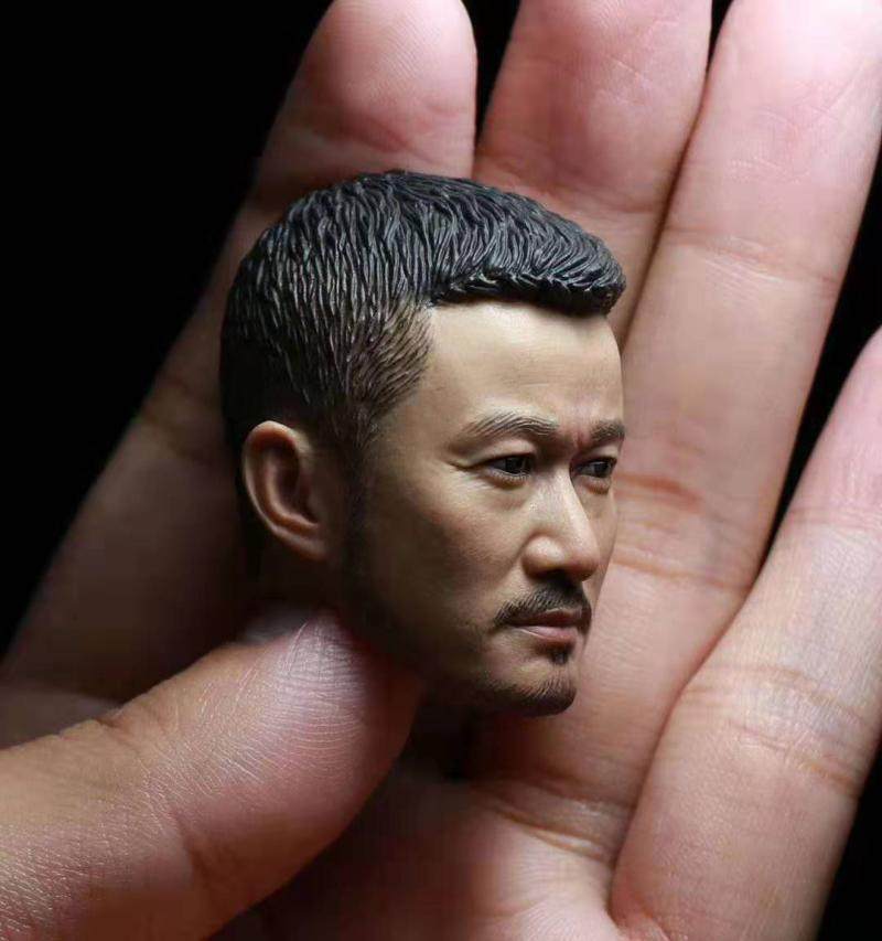 头雕兵人模型战狼吴京gactoysgc026亚洲中国人硬汉兵人专区