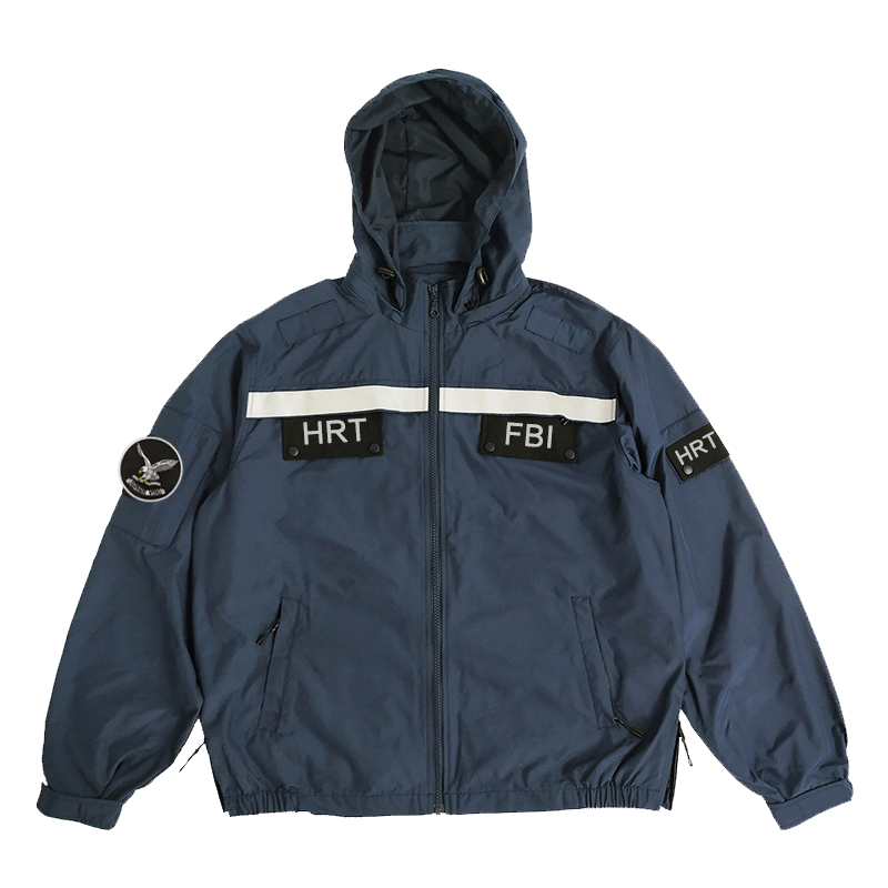 警民联合突袭者战术男士夹克薄外套冲锋衣连帽突击巡逻风衣美式潮