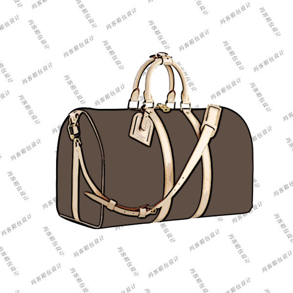 玛客旅行包手工包手工通勤手提包定制纸型纸样图纸包包定制