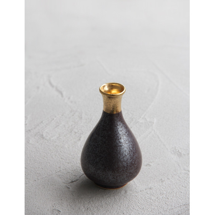 现货日本进口有田烧陶悦天目金彩口清酒壶可做家用酒壶