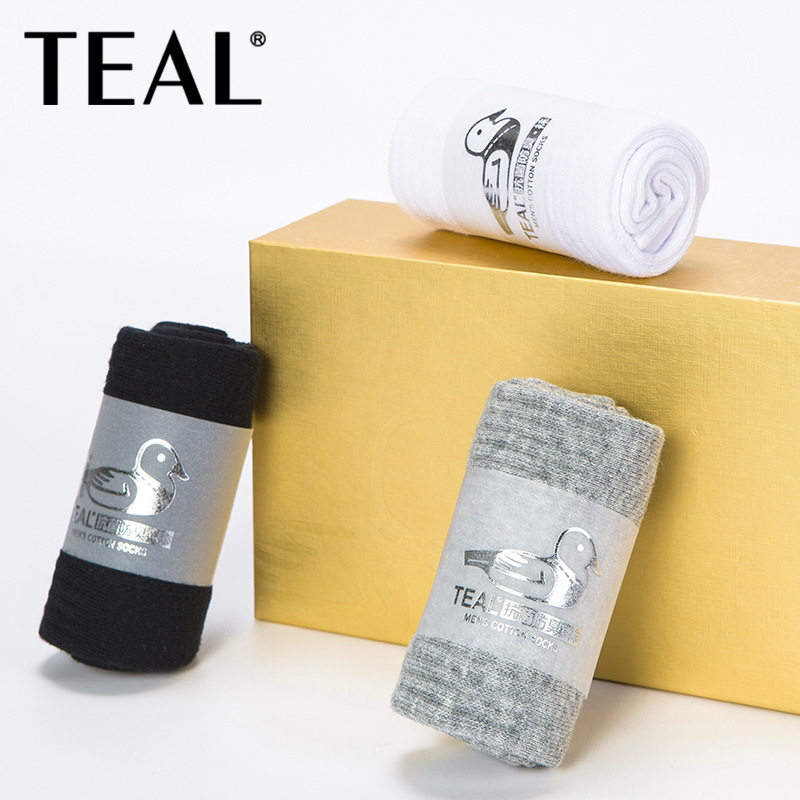 水鸭子teal爆款7天纳米防臭男士全棉袜子船袜船袜