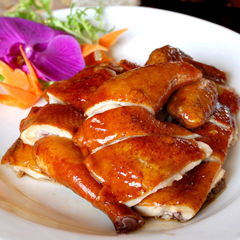 广东温氏佳味豉油鸡整只真空粤菜美食熟食即食鸡熟食