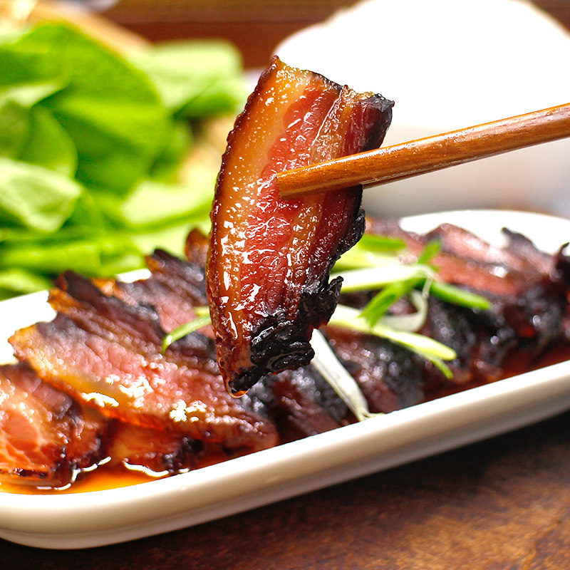 年货上海五花肉酱油肉温州特产农家自制腊肉五花肉咸肉450g实惠装