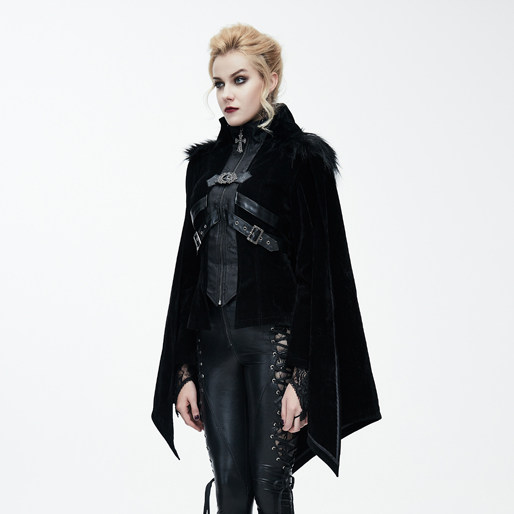 devilfashion恶魔时尚女装古欧洲维多利亚时代宫廷贵族披风外套