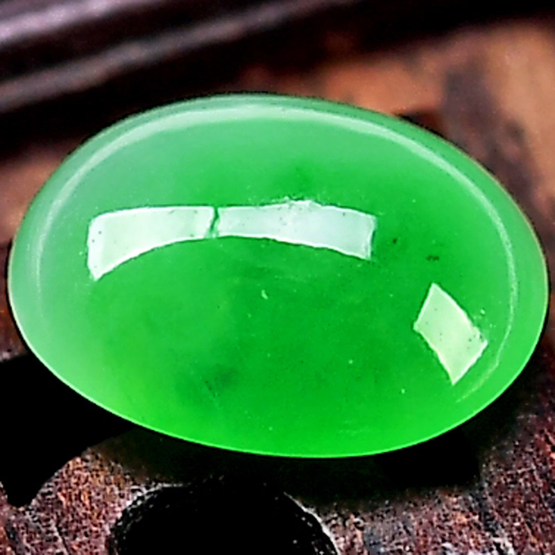 戒面印象x1885天然翡翠蛋面冰种阳绿缅甸玉石翡翠翡翠裸石