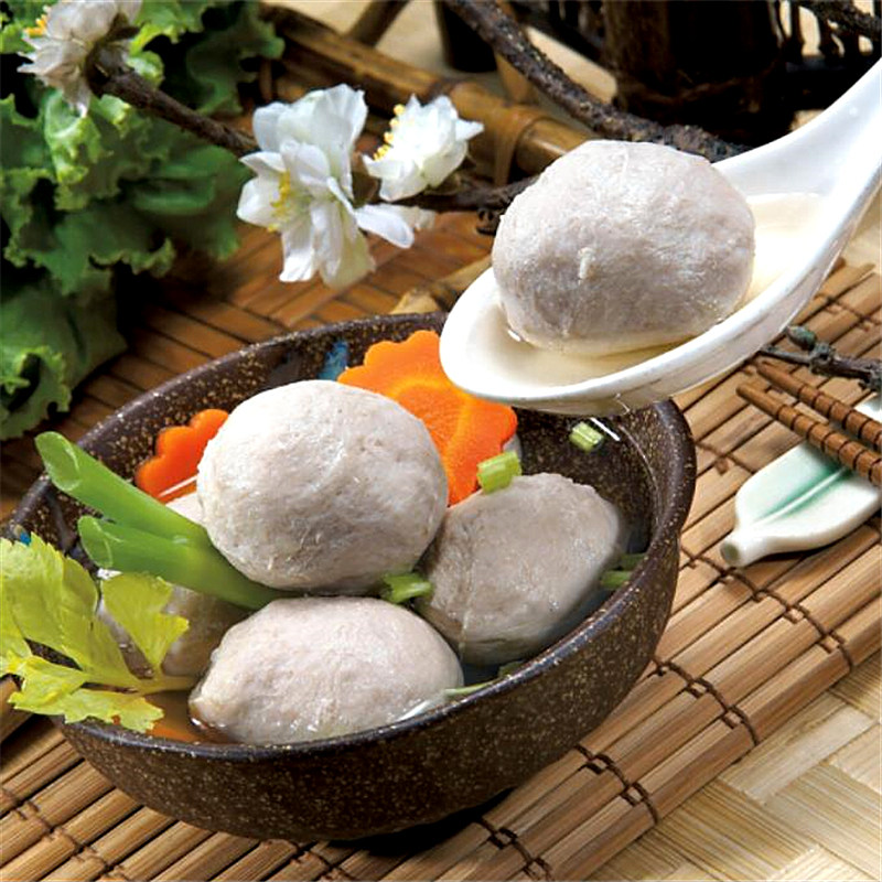 贡丸台湾新竹风味冠运海瑞台式原味600g火锅肉制品