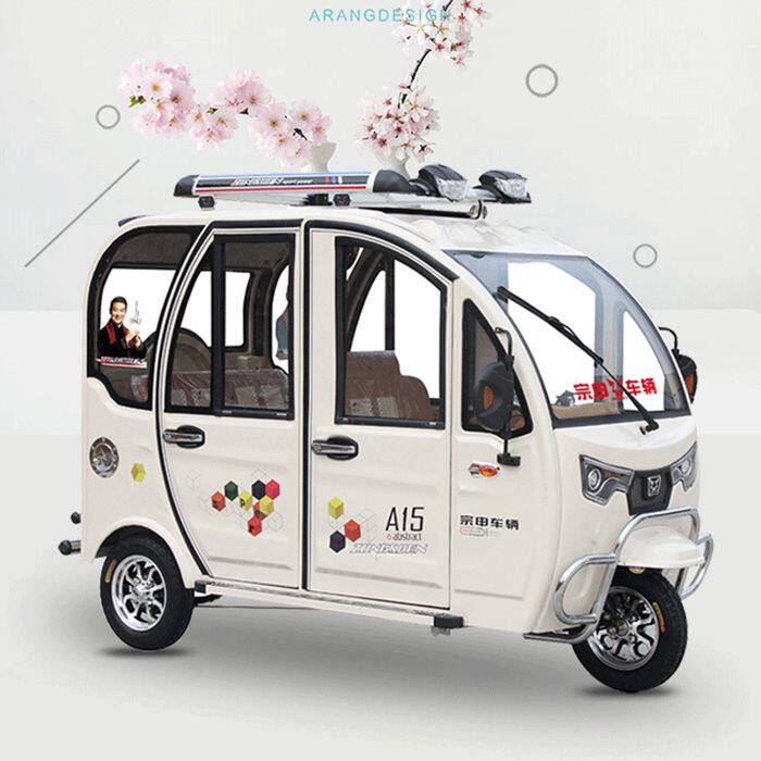 宗申车辆电动三轮车后视镜全封闭a15a16a17倒车篷车更多电动车零