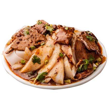 陕西特产镇川麻辣肝碗托榆林特色小吃碗托陕北红荞麦碗托