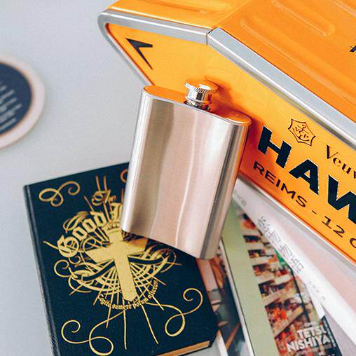 英国suck uk 精装书随身酒壶 创意不锈钢便携白酒小酒瓶 书本酒壶