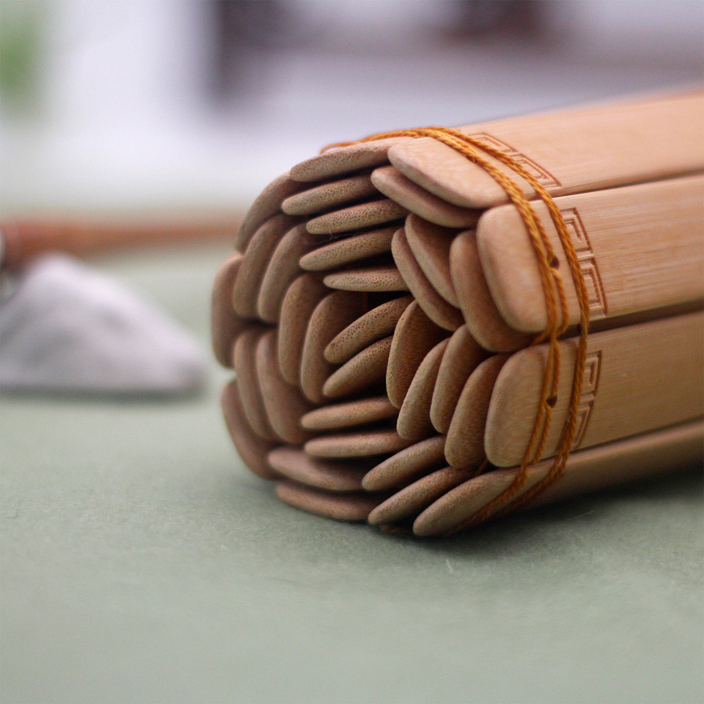 砚田书院空白竹简书法小楷竹签手写竹片文房四宝文房四宝