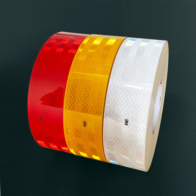 3m98371金黄色车身反光标识53mm50m反光膜反光贴
