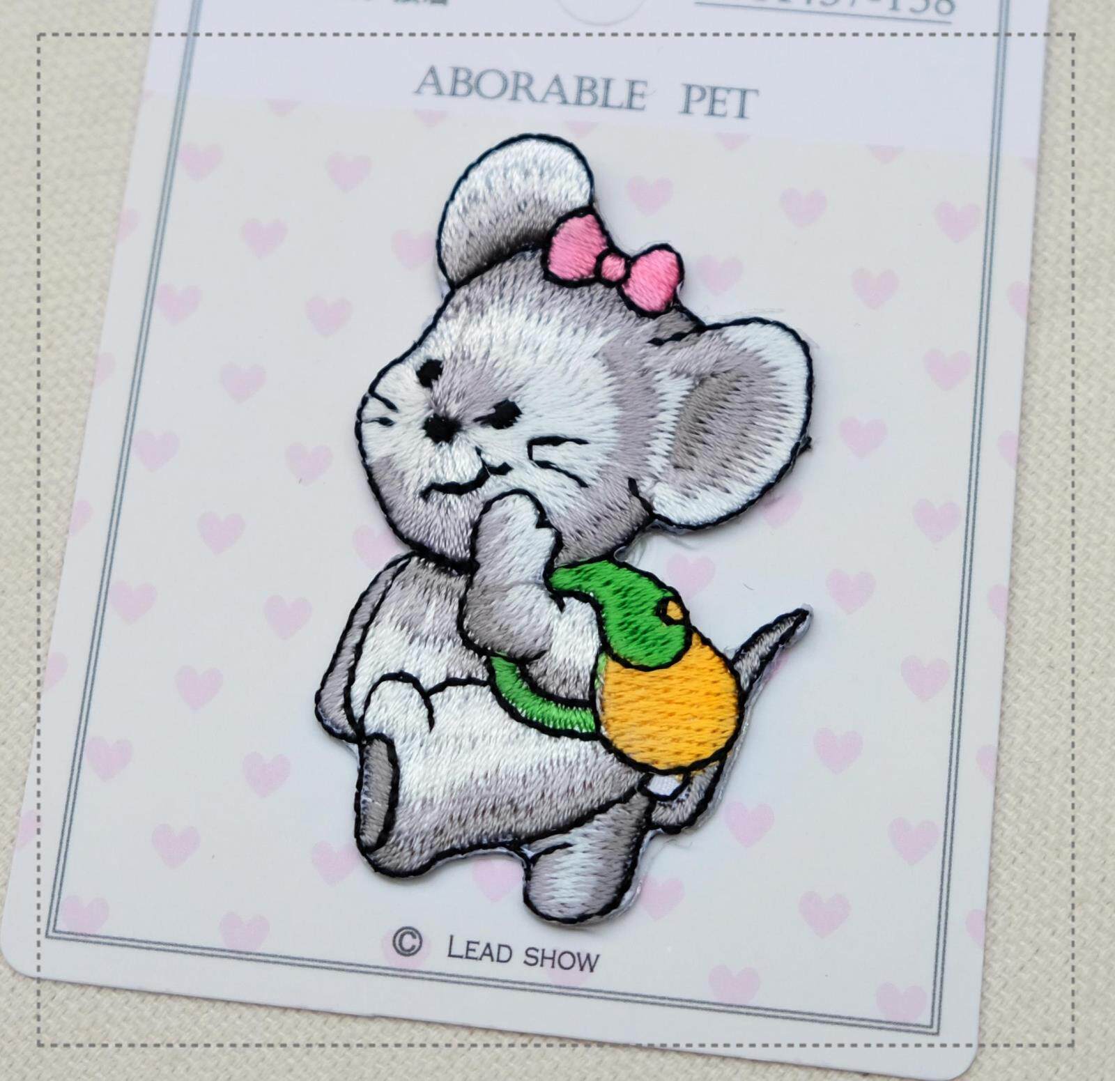 特价布贴花衣服diy贴花刺绣清仓小老鼠卡通可爱布贴