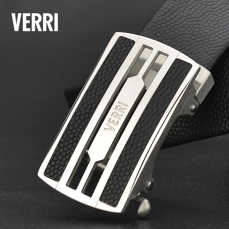verri皮带男士新款礼盒真皮自动扣头层纯牛皮腰带