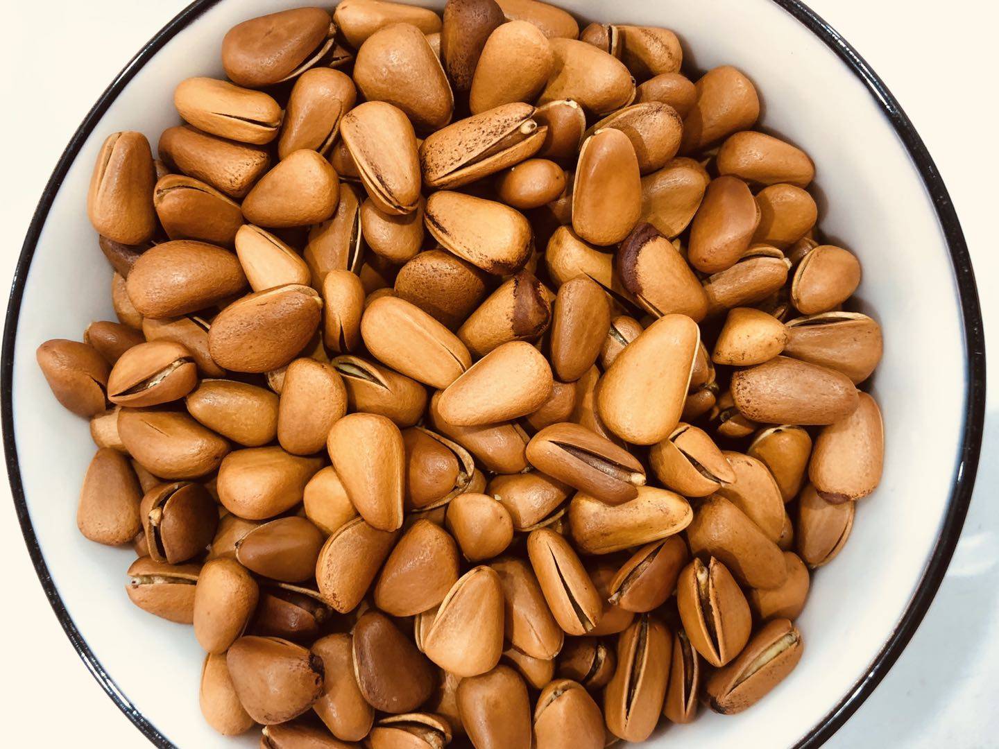 东北辽宁桓仁特产2021年新货野生红松自炒开口松子