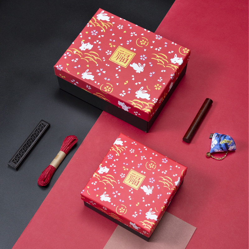 和风日式礼品盒大号结婚伴手礼包包装盒礼盒女友糖盒