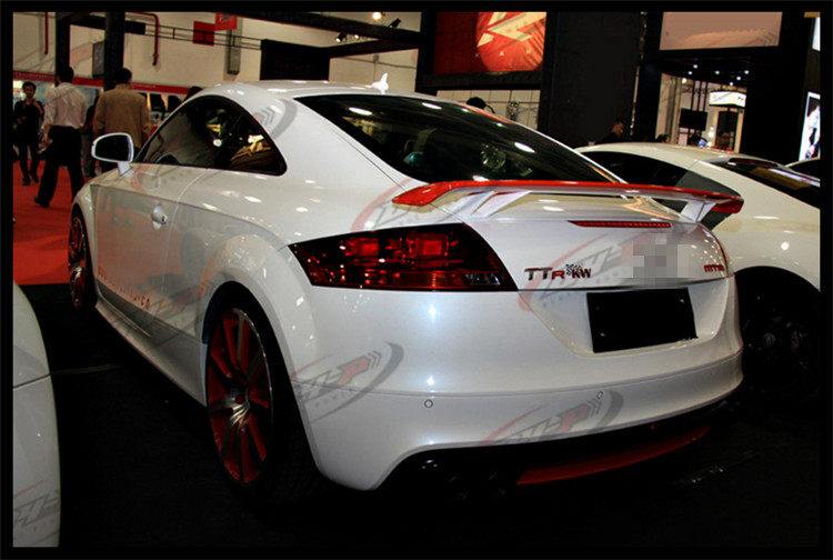 tts适用于奥迪tt双层尾翼替换改装压翼frp尾翼