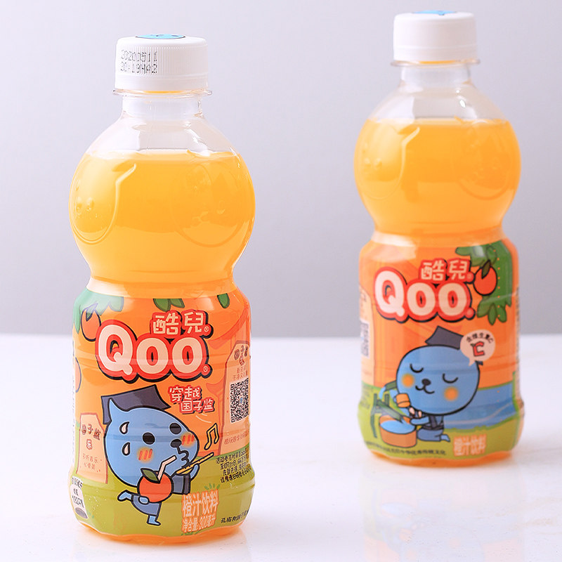 可口可乐酷儿迷你小瓶300ml12整箱装美汁源橙汁果汁夏季果味饮料