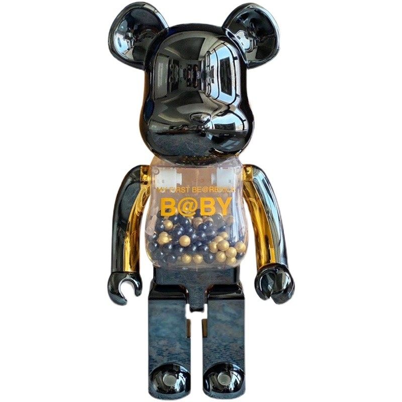 bearbrick400积木熊暴力熊客厅大摆摆件森林千秋潮玩手办潮玩盲盒