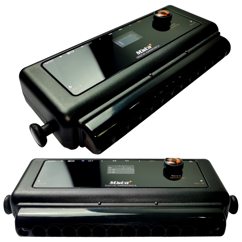 墨兹数码midi电子口琴hm12s青春12孔半音音阶口琴