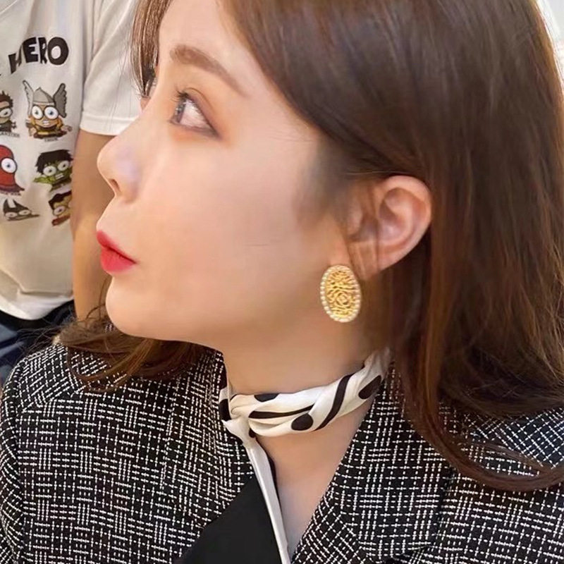 韩国欧尼时仁同款s925银针耳钉2021新款珍珠耳环