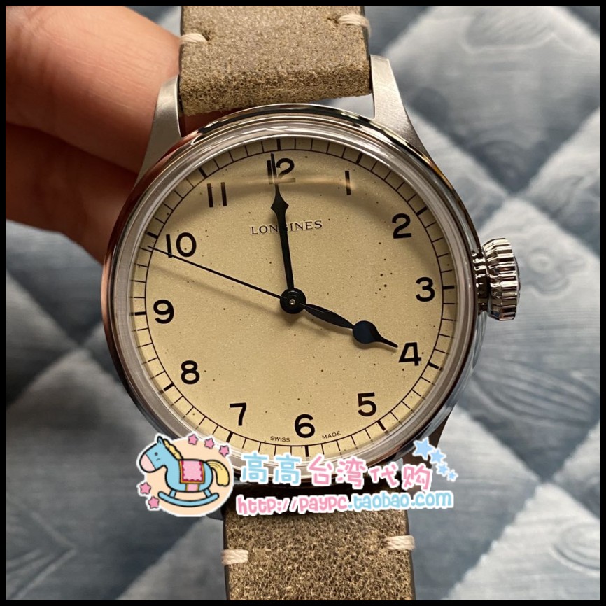 全球联保 浪琴经典复古系列小雀斑L2.819.4.93.2机械男表