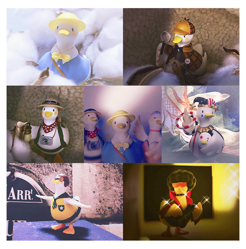 现货正品dakeduck大可鸭盲盒职业追梦小分队手办潮玩盲盒