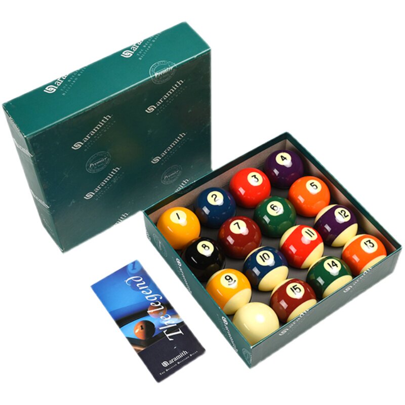 雅乐美水晶球小号银奖tv球台球球黑金刚彩花花色台球