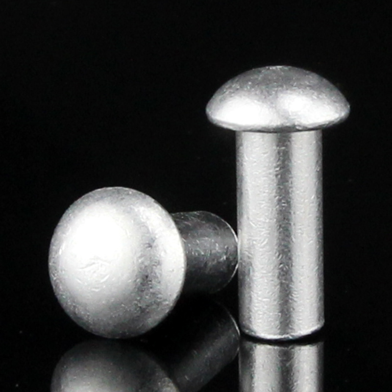 铆钉gb867圆头手打敲击式柳半圆实心2m25m3m4m5m6m8半圆头铆钉