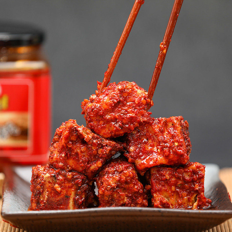 湖南湘西特产豆腐乳洗车河霉豆腐香辣腐乳农家自制640g