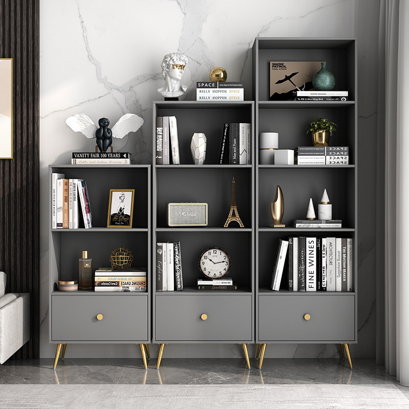 轻奢书架北欧物架现代简约四五五层书柜组合小户书架