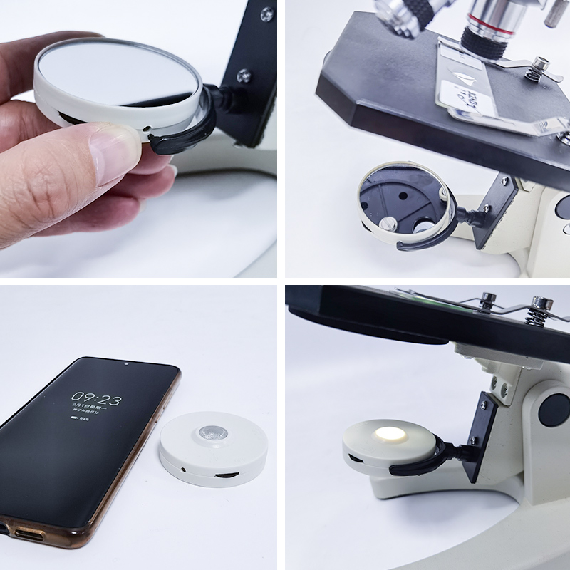 上海馨迪xsp-01学生生物显微镜反光镜led电光源usb科学实验